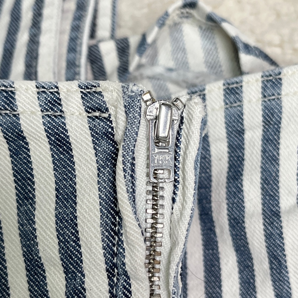 ZARA Join Life Striped Ticking Denim Bra Top Sexy JR Blogger’s Fave NWT - Picture 5 of 5